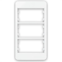 Margirius Placa P/Condulete 3P C/Sup Sleek Br
