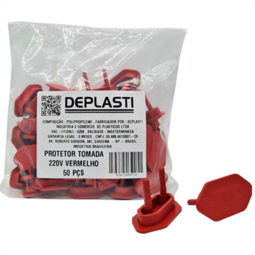 Deplasti Protetor P/Tomada  Vm C/50