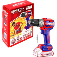 Emtop Furadeira/Parafusadeira  20V 66N S/Bt S/Cv