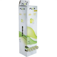 Flex Pilha  Aa Zinco-Carbono C/60