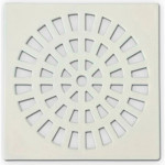 Grap Grelha Plast.Quadr.Branca 100  - Kit C/6 Un