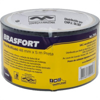 Brasfort Fita Adesiva Silvert Brasf 48X 5Mt Pta