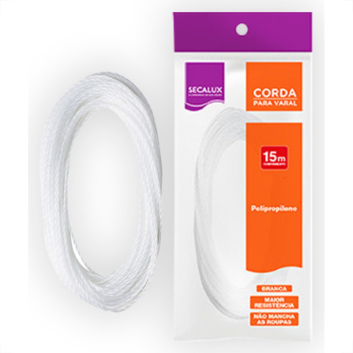 Secalux Corda Varal Polip N3 15Mt Secalux Corda Varal Polip N3 15Mt