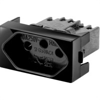 Radial Modulo Rad.Per.Negra 1Tomada 2P+T 10A