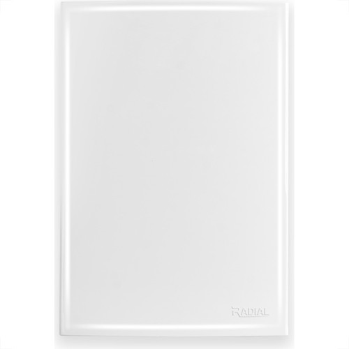 Radial Placa  Ouro Branca 4X2 Cega