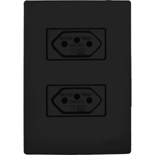 Radial Conj  Ouro Black 2Tomada  Distan