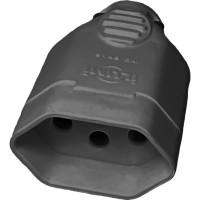 Ilumi Pino Femea 2P+T  10A Pto-1432