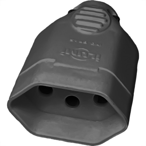 Ilumi Pino Femea 2P+T  10A Pto-1432