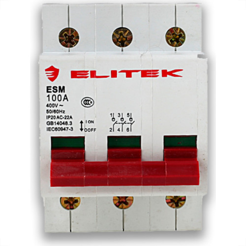 Elitek Disjuntor Ed33.3P 50A Curva C 3Ka