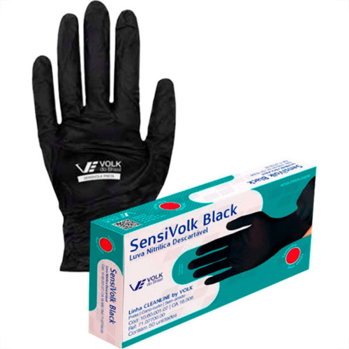 Volk Luva  Black Nit.S/Amido. G C/50