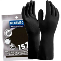 Mucambo Luva  P/Pedreiro.Preta .G - Kit C/10 Pr
