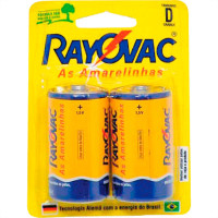Rayovac Pilha  Amarela. Grande C/2