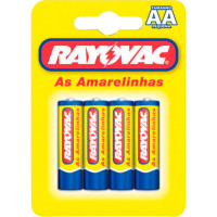 Rayovac Pilha  Amarela Pequena C/4