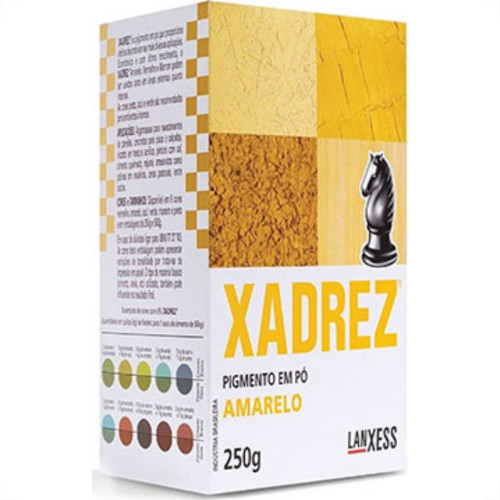 Xadrez Po  Amarelo 250 Grs