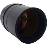 Radial Soquete P/Lustre Preto - Kit C/10 Pc