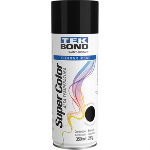 Tek Spray  A.Temperat.Preto 350Ml