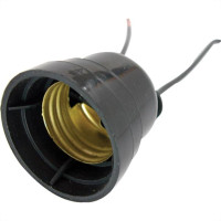 Cerge Soquete C/Rabicho Preto - Kit C/10 Pc