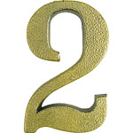 Pexcel Numero Colonial Bronze 2 - Kit C/10 Pc Pexcel Numero Colonial Bronze 2 - Kit C/10 Pc