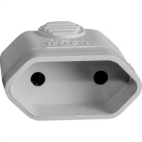 Ilumi Pino Femea 2P  10A Cinza 1429 - Kit C/10 Pc