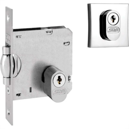 Stam Fechadura  Pivot.Quad.Crom 1005