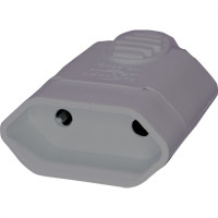 Ilumi Pino Femea 2P  20A Cinza 1420 - Kit C/10 Pc