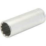 Brasfort (Waft) Soquete Estriado Waft Cromo Vanadio Longo 1/2 X 10