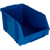 Caixaplast Gaveteiro P/Prateleira Azul 07 - Kit C/12 Pc