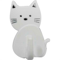 Assessorlar Cabide Auto-Adesivo Gato C/2-626