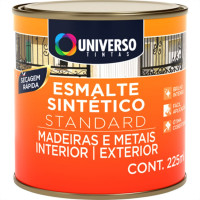 Universo Tinta Esmalte Sintetico 1/16 = (225Ml) Cinza Med