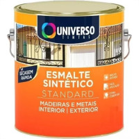 Universo Tinta Esmalte Sintetico 1/16 = (225Ml) Preto Fosc