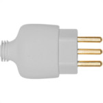 Ilumi Pino Macho 2P+T  Robus.20A Cza - Kit C/10 Pc