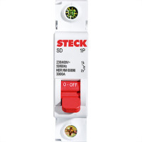 Steck Disjuntor  Din.1P 63A C  3Ka
