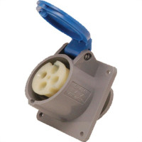 Steck Tomada  Emb.2P+T 16A Azul 3046