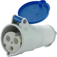 Steck Acopl. 2P+T 32A Azul 3256 Ip44