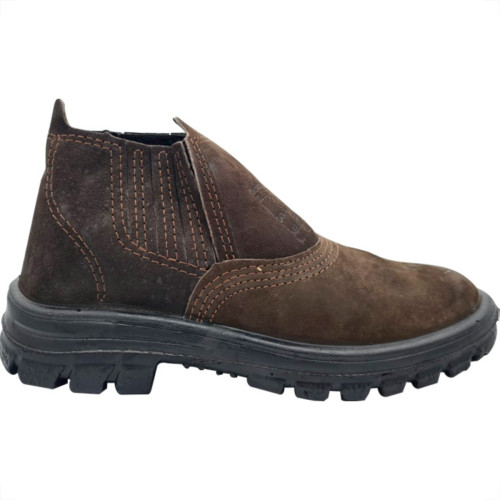 Cartom Botina Seguranca Cart.R60 Elastico Marrom 41