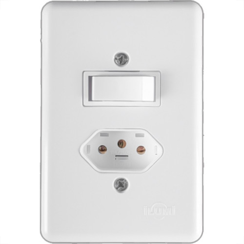 Ilumi Conj  Br.1 Int+1Tomada  20A -20201