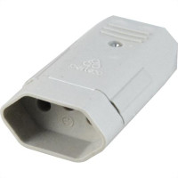 Perlex Pino Femea 2P+T  20A Cza 2046 - Kit C/10 Pc