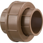 Krona Uniao Soldavel Pvc Liso Liso  25Mmx25Mm - Kit C/20 Pc