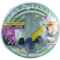 Manluplast Mangueira Jd.Malha Trançada Manlup Cristal 10Mt