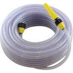 Manluplast Mangueira Jd.Malha Trançada Manlup Cristal 15Mt