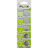 Flex Pilha Bateria  Botao Cr2025 C/5