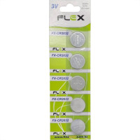 Flex Pilha Bateria  Botao Cr2032 C/5