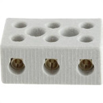 Foxlux Conector Porce. Tripolar 16 - Kit C/12 Pc