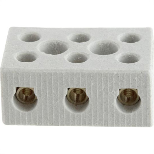 Foxlux Conector Porce. Tripolar 16 - Kit C/12 Pc