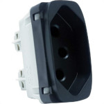 Alumbra Fora De Linha Modulo Gracia Pr Tom 2P+T 20A-361