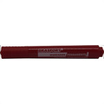 Brasfort Caneta P/Marcacao  Gros.Verm 7856 - Kit C/12 Pc