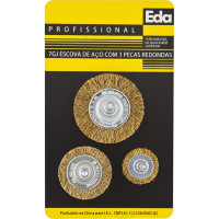 Eda Jg Escova Aco .Circ.C/3Pc-7Gj