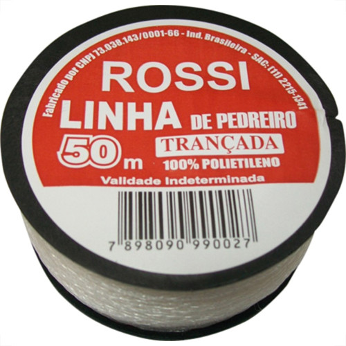 Unifio Linha P/Ped.Rossi Trancada C/ 50Mt - Kit C/12 Pc