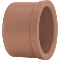 Amanco Caps Soldavel Pvc Liso Liso  25Mm - Kit C/50 Pc