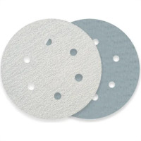 Disflex Disco Lixa Pluma Branco 6X220 6Furo - Kit C/10 Pc